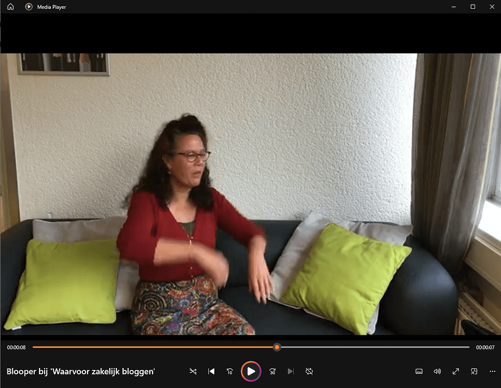 Screenshot blooper
