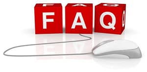 veel-gestelde-vragen Veel gestelde vragen (FAQ). Rode blokjes met daarop witte letters FAQ met daaraan verbonden een computermuis.
